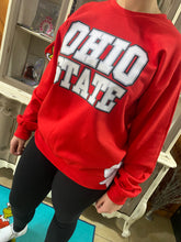 Load image into Gallery viewer, Ohio State with Side Bows Sweatshirt
