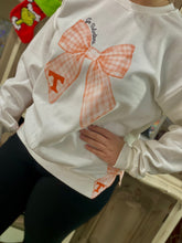 Load image into Gallery viewer, Tennessee Vols with Side Bows Sweatshirt
