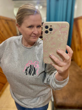 Load image into Gallery viewer, Bow Monogram Embroidery Sweatshirt
