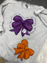 Load image into Gallery viewer, Clemmy Tigers with Side Bows Sweatshirt
