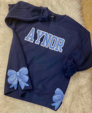 Load image into Gallery viewer, Aynor with Side Bows Sweatshirt
