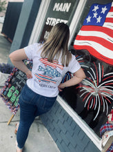 Load image into Gallery viewer, Southern Crew Patriotic Fish Tee
