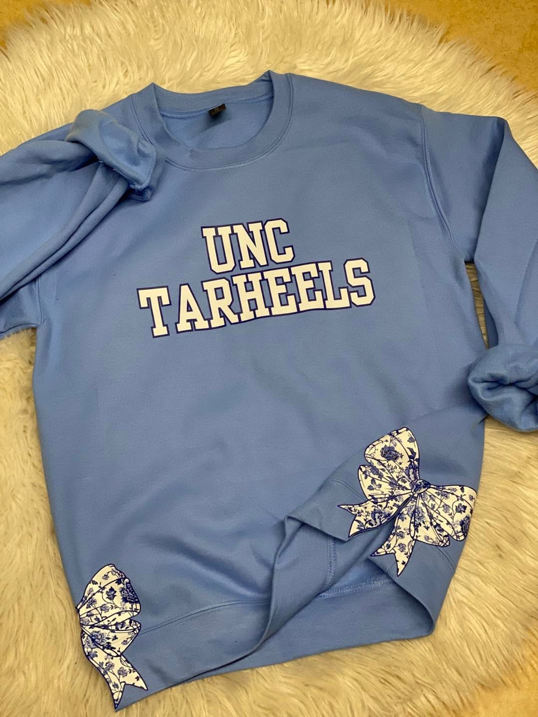 UNC Tarheels with Side Bows Sweatshirt