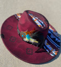 Load image into Gallery viewer, The Megan Hand Burned Western Hat
