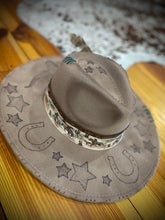 Load image into Gallery viewer, The Savannah Hand Burned Western Hat
