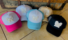 Load image into Gallery viewer, Pearl Bow Patch Trucker Hat
