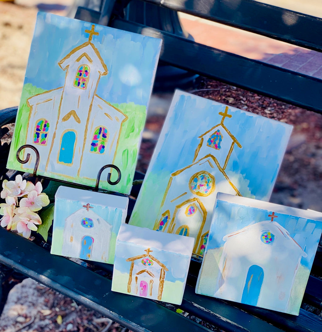 Church  Canvas 8x10