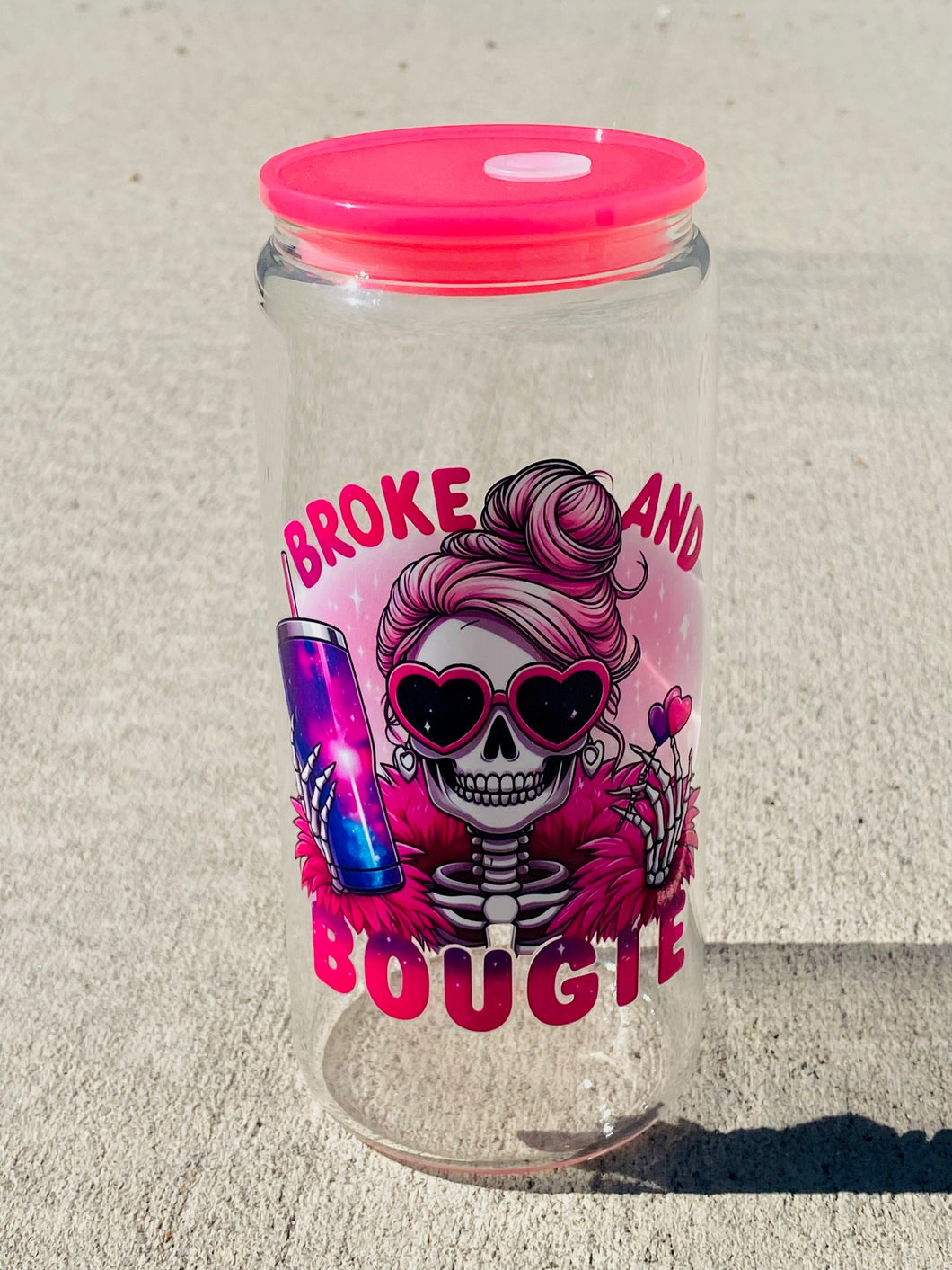 Skeleton Bougie Glass Tumbler