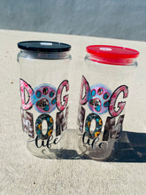 Load image into Gallery viewer, Dog Mom Glass Tumbler
