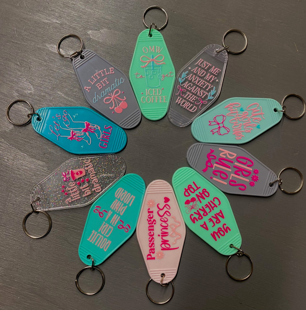 Novelty Hotel Keychains