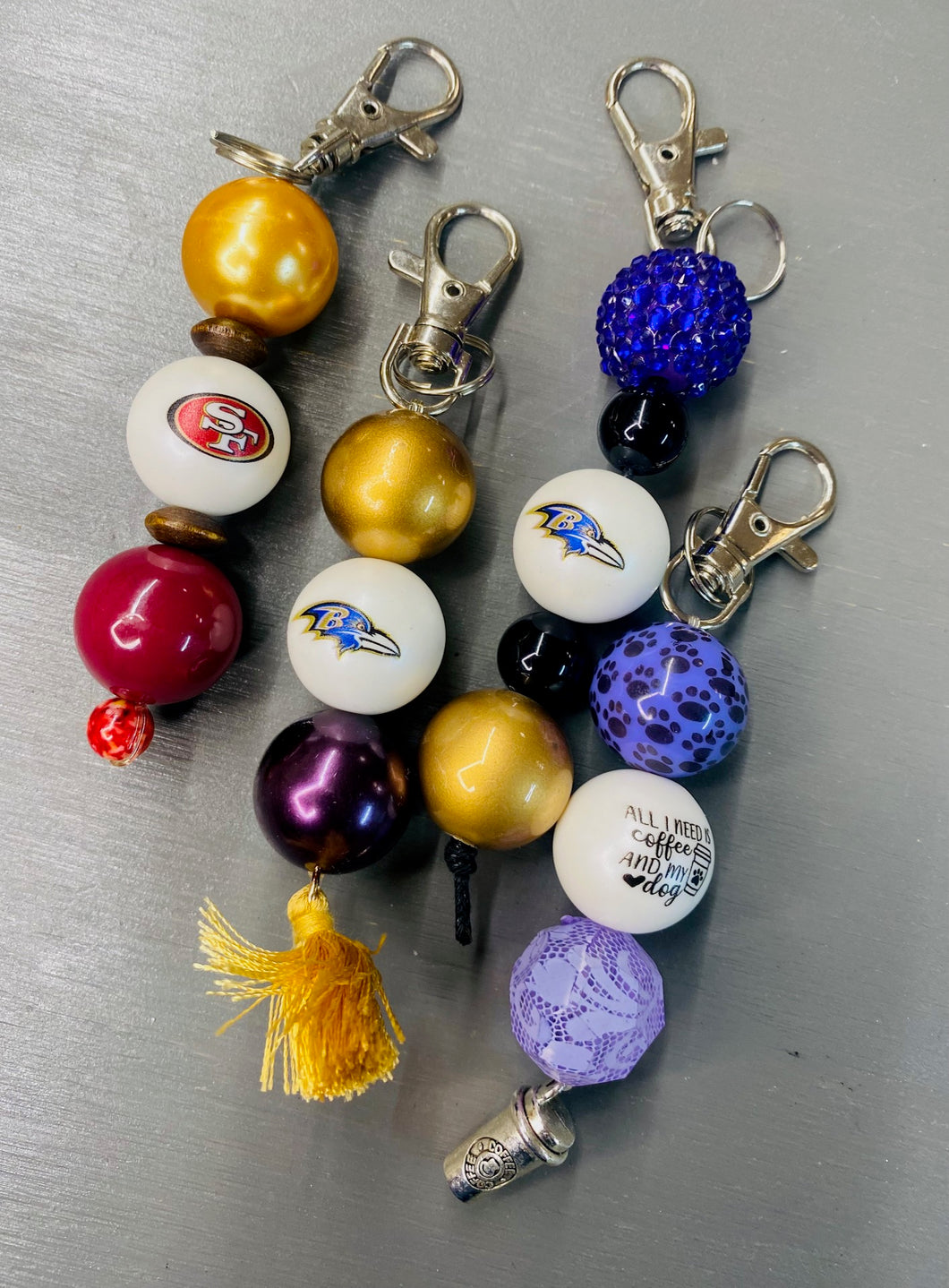 Bead Keychains