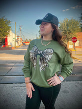 Load image into Gallery viewer, The OG Camo Bow Sweatshirt
