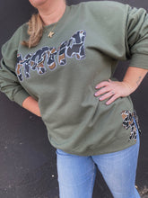 Load image into Gallery viewer, Mama Camo Side Bows Sweatshirt
