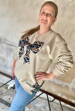 Load image into Gallery viewer, Brown Camo Side Bows Sweatshirt
