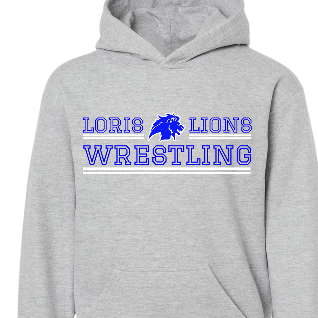 Loris Lions Wrestling Hoodie