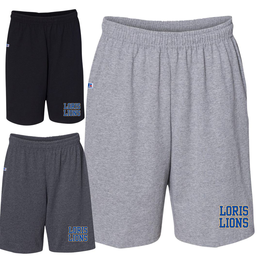 Loris Lions Blue & Gold Cotton Classic Jersey Shorts with Pockets