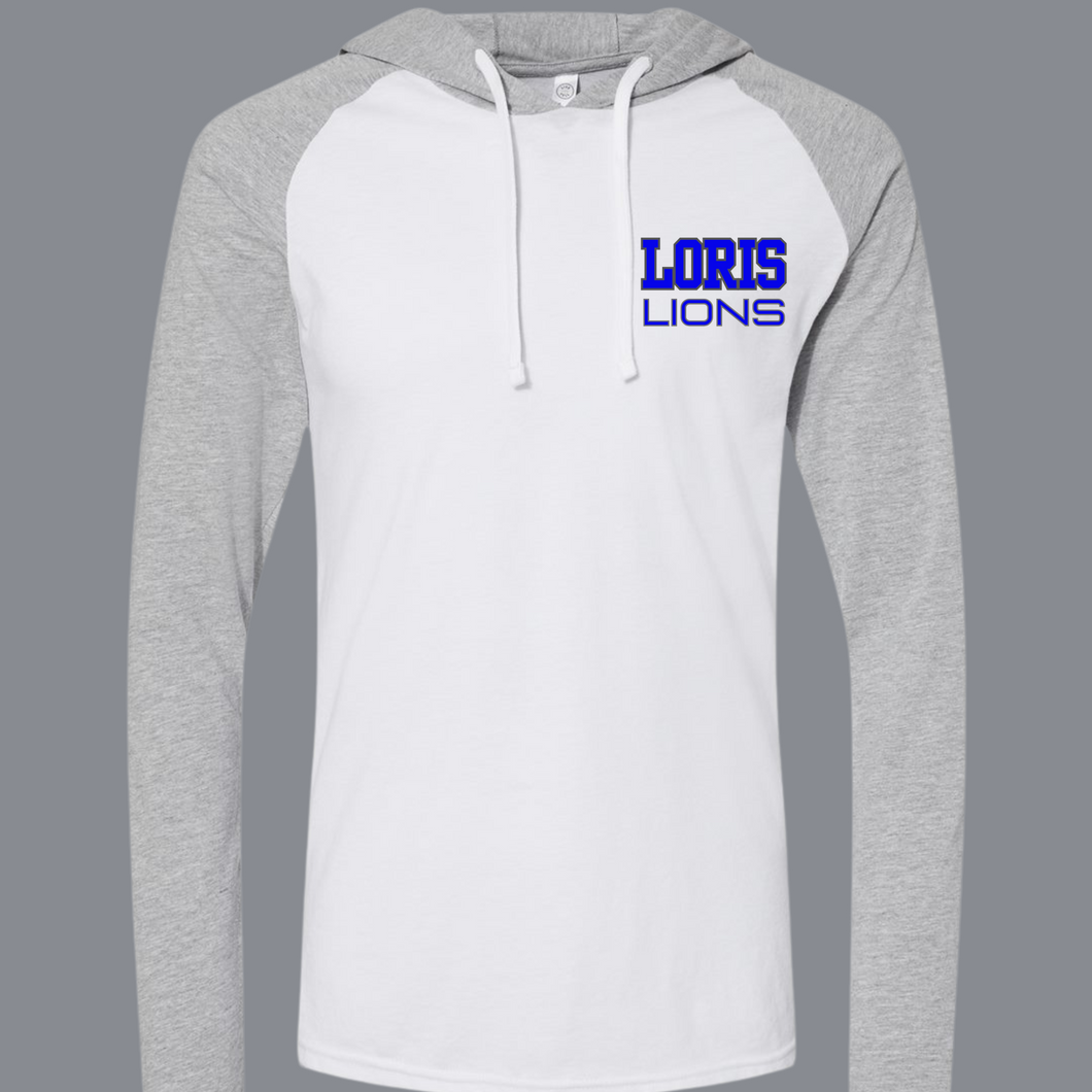 Loris Lions Fine Jersey Hooded Long Sleeve Raglan T-Shirt