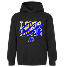 Load image into Gallery viewer, Loris Lions Hoodie Scratch Print
