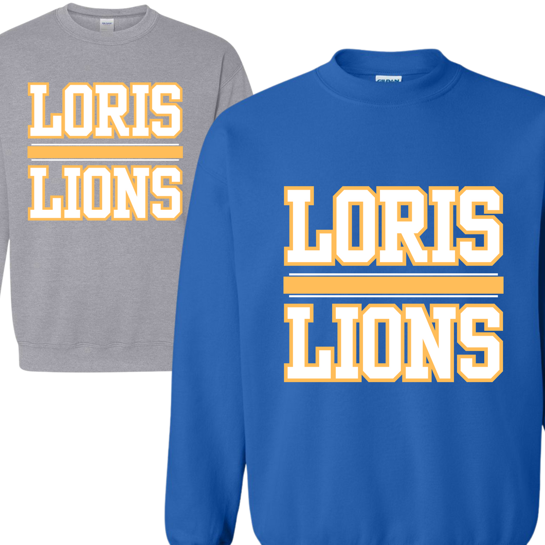 Loris Lions Sweatshirt White & Gold