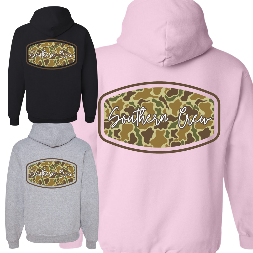 Southern Crew Girly Camo Logo Hoodie