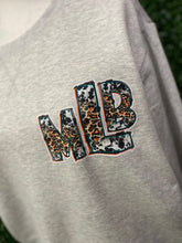 Load image into Gallery viewer, Animal Print Pocket Initial Sweatshirt
